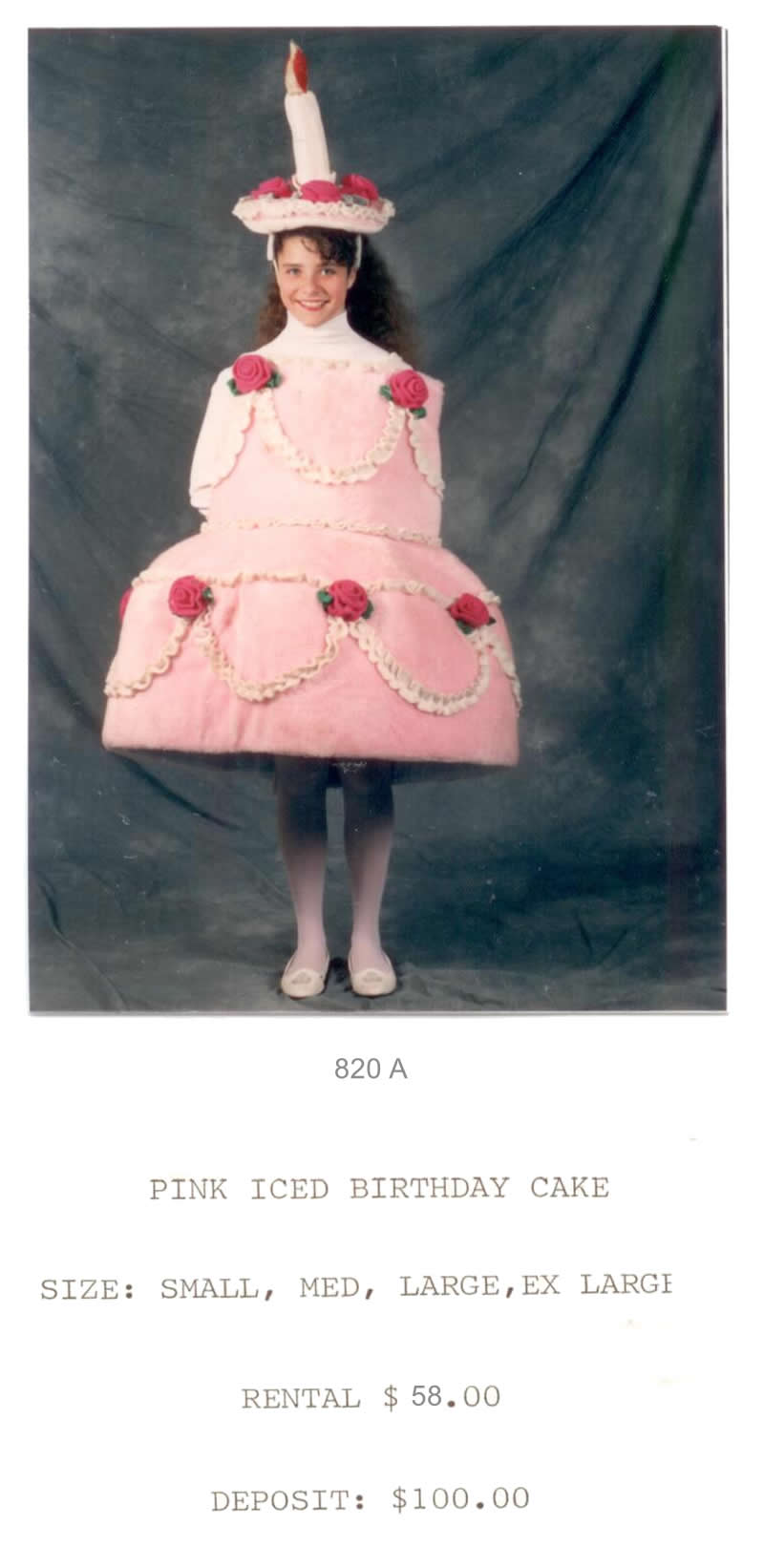 PINK ICED BIRTHDAY CAKE - Click Image to Close